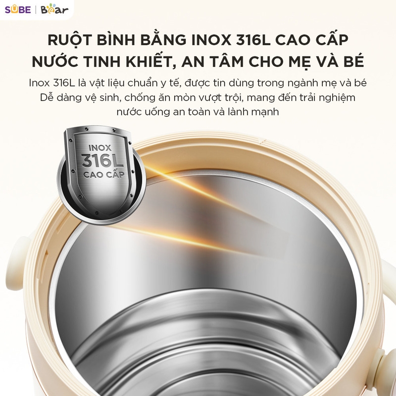 [SALE 20/10] Bình thuỷ điện Bear 3L EWB-5H30C60